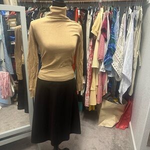 Classic Black A-Line Women's Skirt